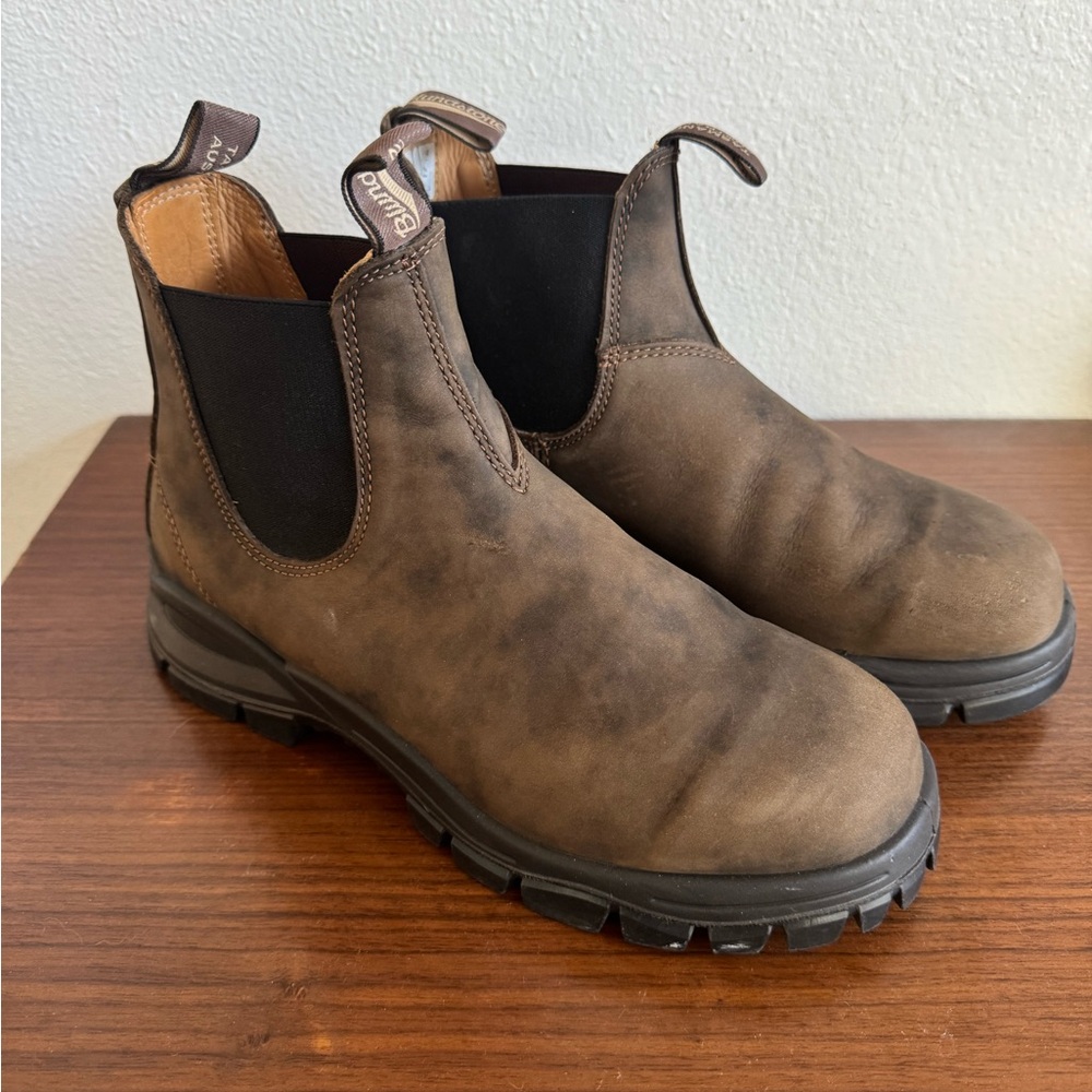Men’s Blundstone Rustic Brown Lug Boot Sz 10.5
